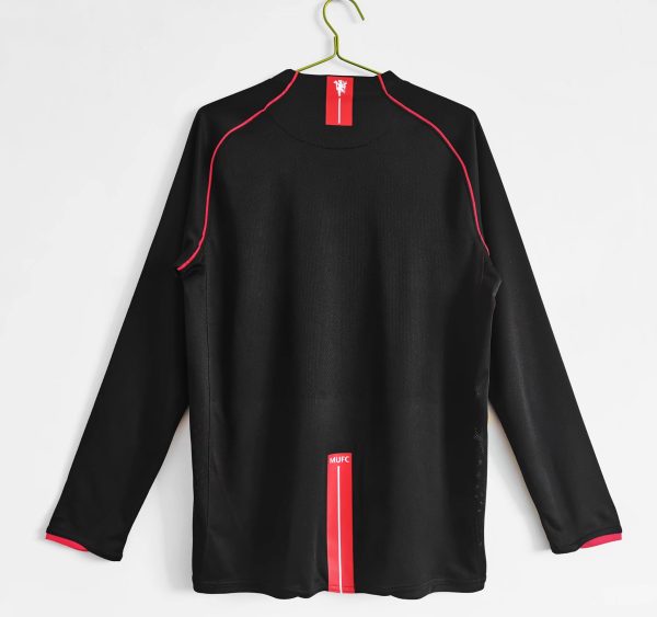 07-08 Retro Long Sleeve Manchester United #7 Ronaldo Third  Away Soccer Jersey - Image 14