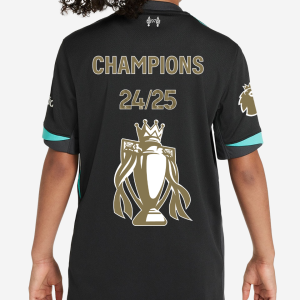 Kids Liverpool 24-25 Premier League Champions Away Kit(With Socks)