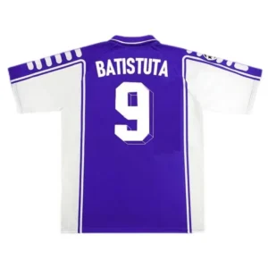 fiorentina batistuta #9 rui costa #10 1999/00 retro jersey home