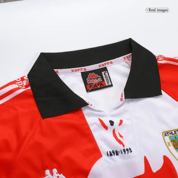 athletic club de bilbao 1997/98 retro anniversary jersey