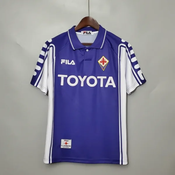 fiorentina batistuta #9 rui costa #10 1999/00 retro jersey home