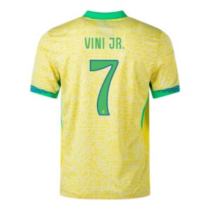 children’s brazil home kit jersey 2024 2025 vini jr