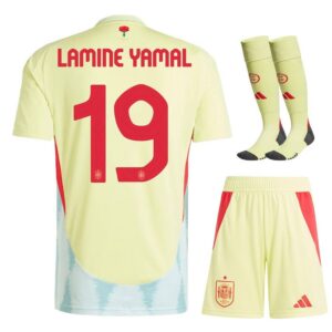 spain away kids kit jersey 2024 2025 yamal