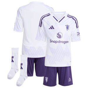 manchester united away child kit jersey 2025 2026