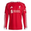 liverpool home jersey 2025 2026 long sleeve