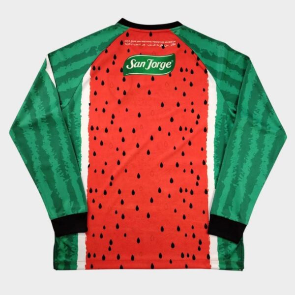 palestine cl 2025 2026 third red long sleeve jersey