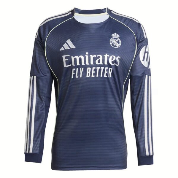 real madrid 2025 2026 away long sleeve jersey