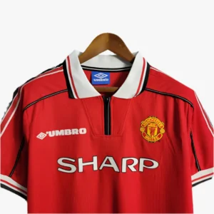 manchester united home retro jersey 1998 1999 2000