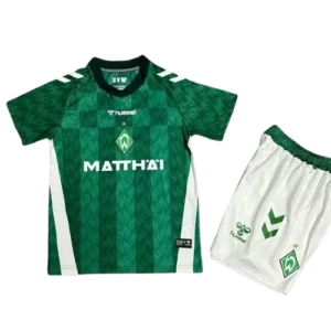 24 25 werder bremen home kids kit soccer jerseys