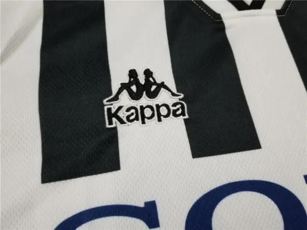 1996 97 juventus del piero #10 zidane #21 retro jersey home replica