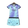 24-25 Arsenal Third Away Soccer Kids Kit Jersey+Shorts