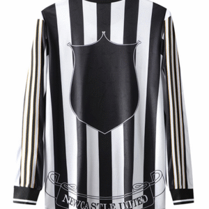 adidas newcastle united retro home long sleeve football jersey 97 99